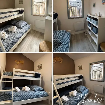 Апартаменты Le T2 Spacieux 44m2 Wifi Clim Вальрас-Пляж