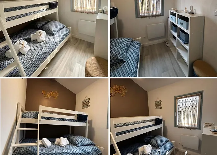 Апартаменты Le T2 Spacieux 44m2 Wifi Clim Вальрас-Пляж